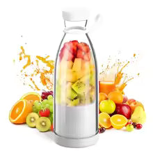 Primoplus Rechargeable Portable Blender – USB Juicer for Smoothies, Shakes & Fresh Juice