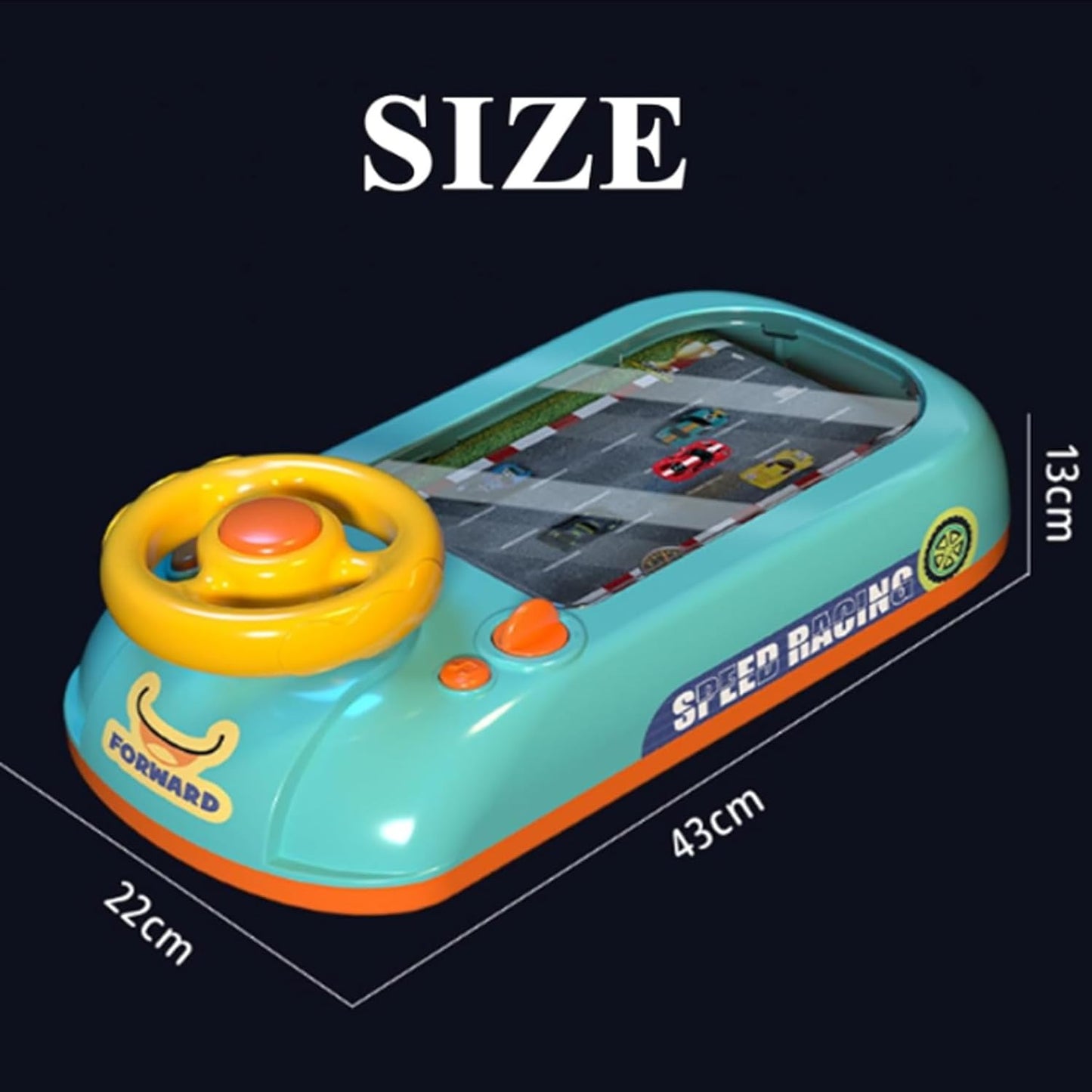 Kids Steering Wheel Toy – Interactive Travel Playset | USB Powered, Durable & Fun Learning Game