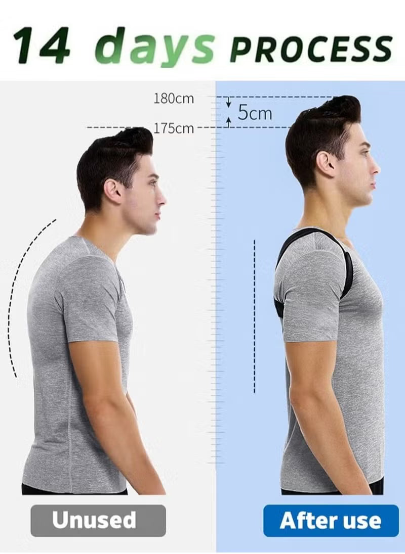 Adjustable Posture Corrector for Back & Shoulder Support – Unisex Pain Relief Brace