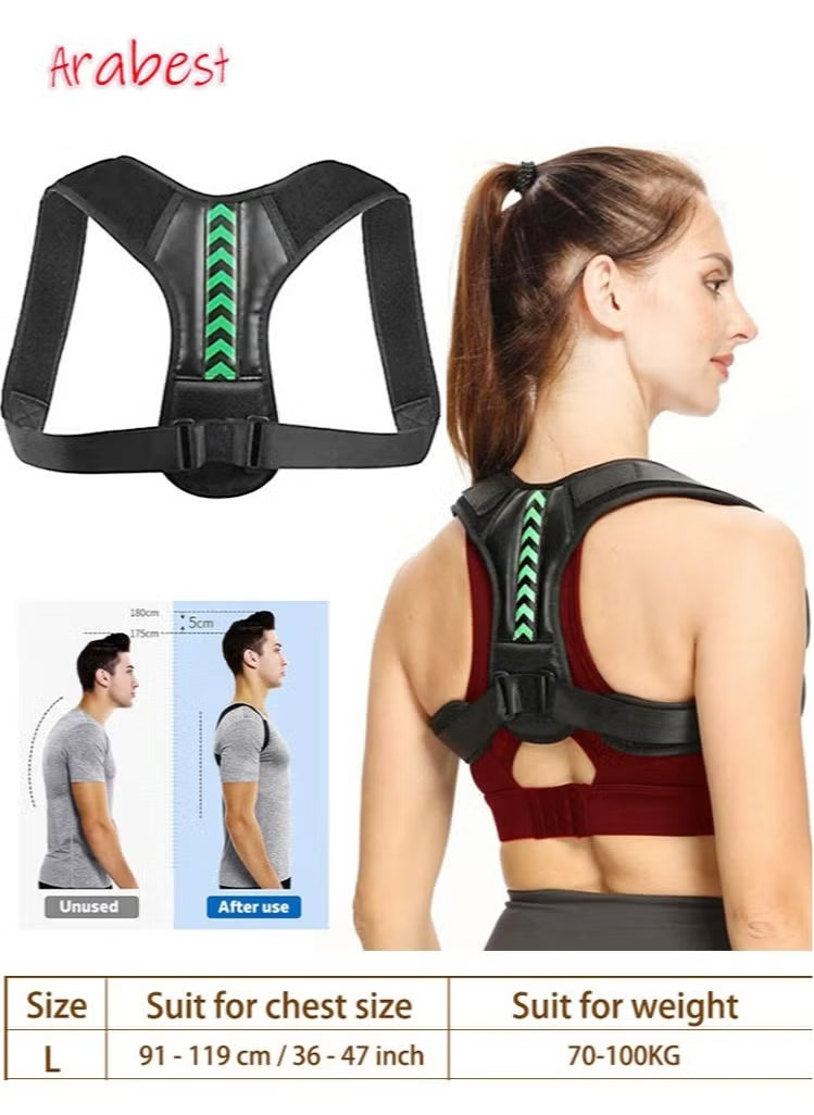 Adjustable Posture Corrector for Back & Shoulder Support – Unisex Pain Relief Brace
