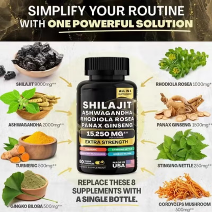 Pure Himalayan Shilajit 8 in 1