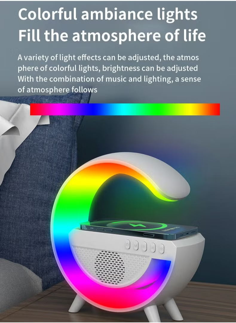 Wireless Smart Bluetooth Speaker with LED Adjustable Ambience Light G