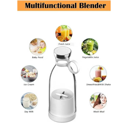 Primoplus Rechargeable Portable Blender – USB Juicer for Smoothies, Shakes & Fresh Juice